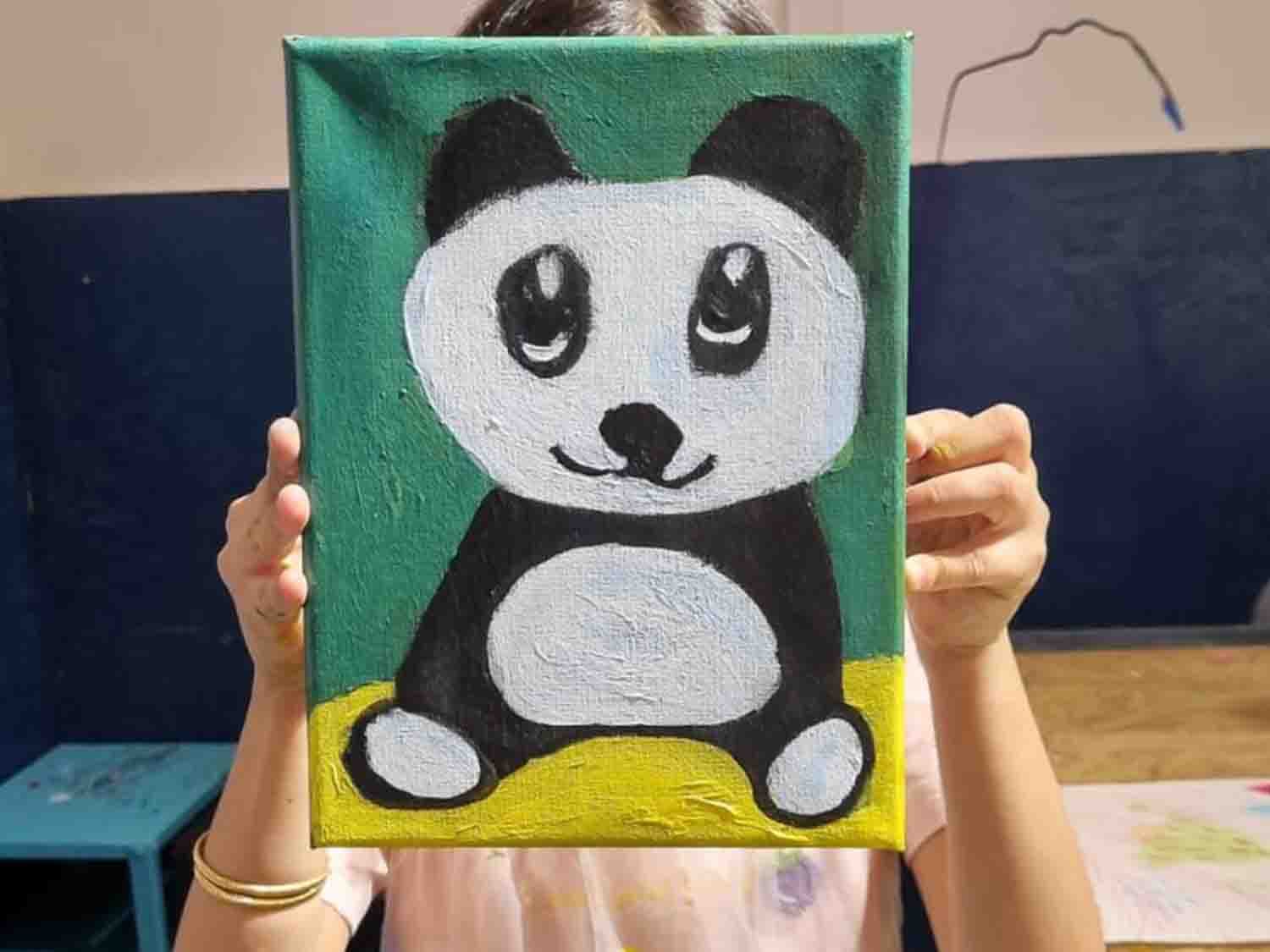  تجربة رسم أكريليك للاطفال