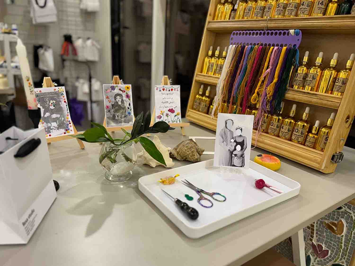 تجربة التطريز على الصور